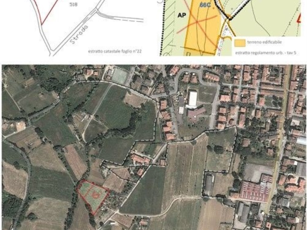 Terreno Residenziale in vendita a Bibbiena soci via roma