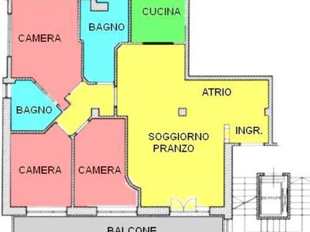 Appartamento in vendita a Bolzano via Cesare Battisti 34
