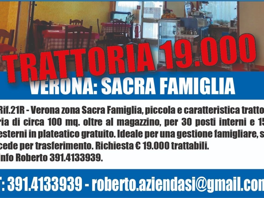 Ristorante/Pizzeria in vendita a Verona
