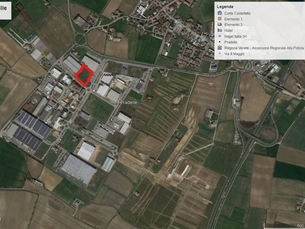 Terreno Industriale in vendita a Nogarole Rocca via adige
