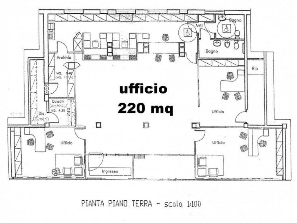 Ufficio in affitto a Cesena via turati
