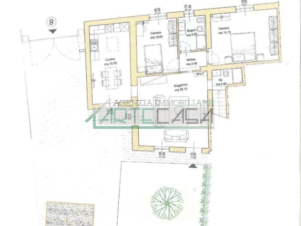 Villa a Schiera di Testa in vendita a Cascina via Augusto Conti,