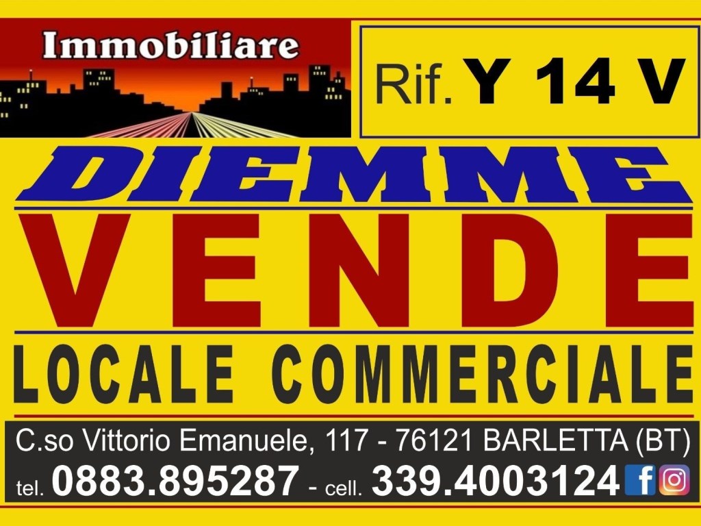 Locale Commerciale in vendita a Barletta via pappalettere