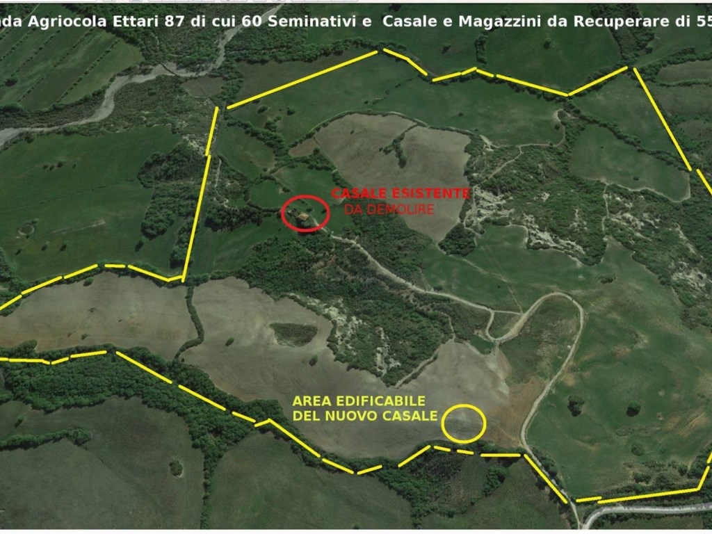 Azienda Agricola in vendita a Roccalbegna zona Cana Zona l' Abbandonato 30 km da Grosseto