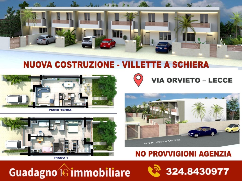 Villa a Schiera in vendita a Lecce via orvieto