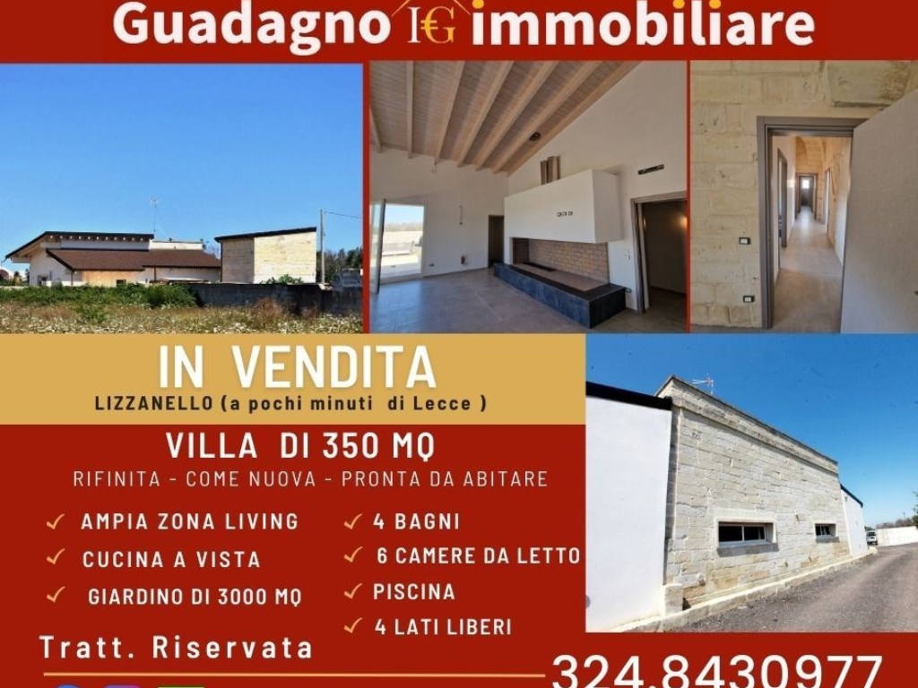 Villa in vendita a Lizzanello